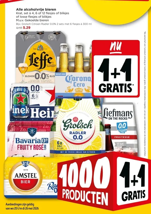 Aanbieding: Alle alcoholvrije bieren