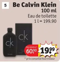 Offre: Be Calvin Klein