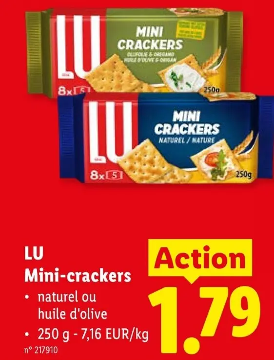 Offre: Mini-crackers