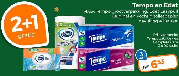 Aanbieding: Tempo en Edet