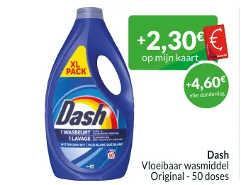 Aanbieding: Dash Vloeibaar wasmiddel Original