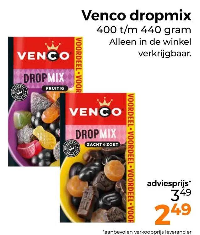 Aanbieding: Venco dropmix