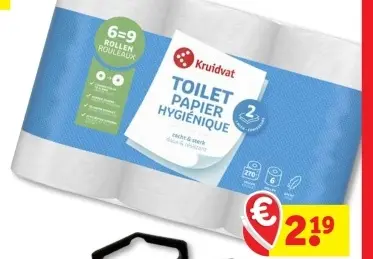 Promotie: Toilet papier hygiénique