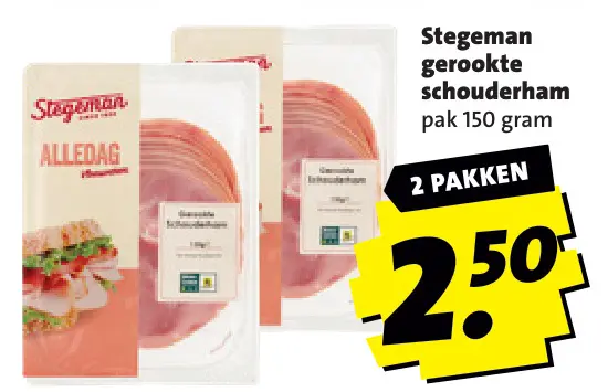 Aanbieding: gerookte schouderham
