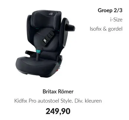 Aanbieding: Kidfix Pro autostoel Style
