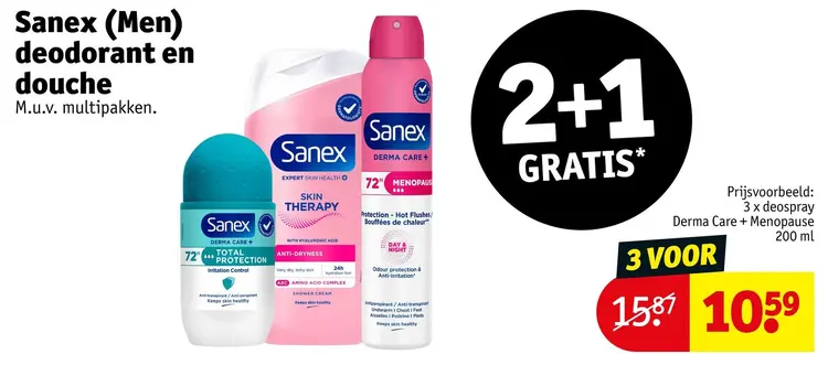 Promotie: Deodorant en douche