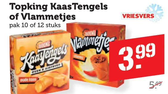 Aanbieding: KaasTengels of Vlammetjes
