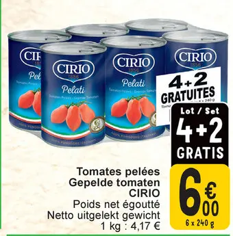 Offre: Tomates pelées