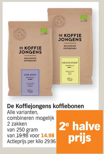 Aanbieding: Koffiejongens koffiebonen