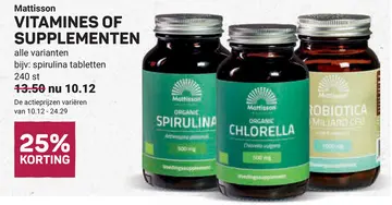 Aanbieding: VITAMINES OF SUPPLEMENTEN