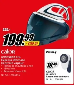 Offre: GV9558C0 Pro Express Ultimate Centrale vapeur