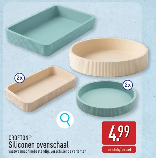 Promotie: CROFTON® Siliconen ovenschaal