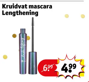 Aanbieding: Kruidvat mascara Lengthening