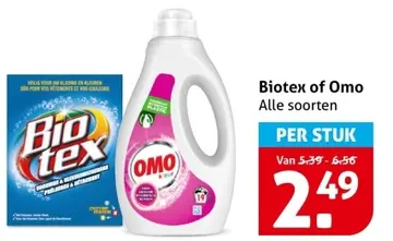 Aanbieding: Biotex of Omo
