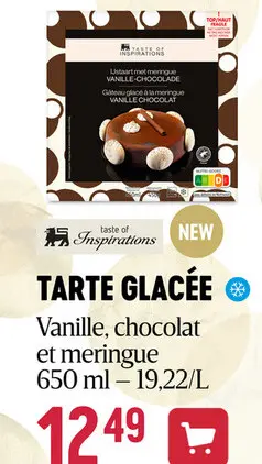 Offre: Tarte glacée