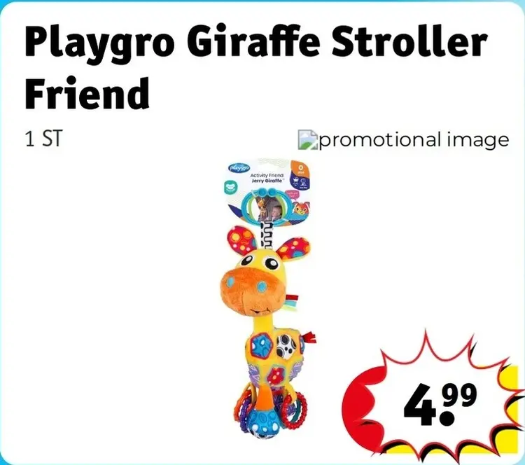 Promotie: Giraffe Stroller Friend