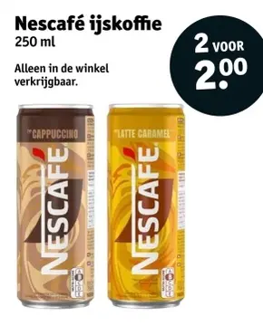 Aanbieding: Nescafé ijskoffie