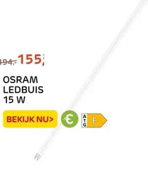 Aanbieding: OSRAM LEDBUIS