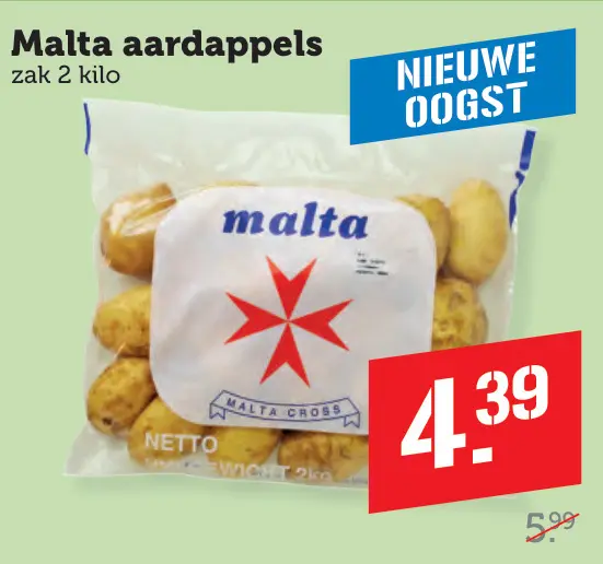 Aanbieding: Malta aardappels