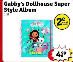 Aanbieding: Gabby's Dollhouse Super Style Album