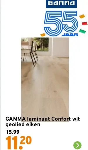 Aanbieding: laminaat Confort wit geolied eiken