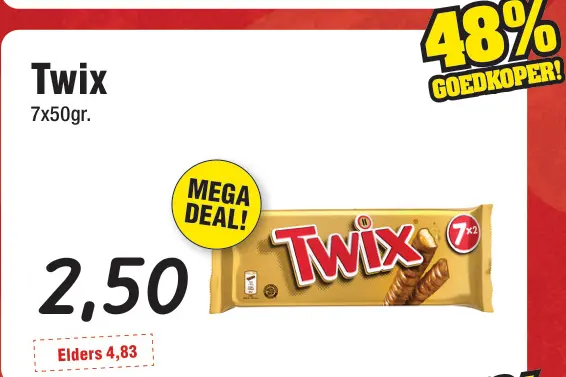 Aanbieding: Twix