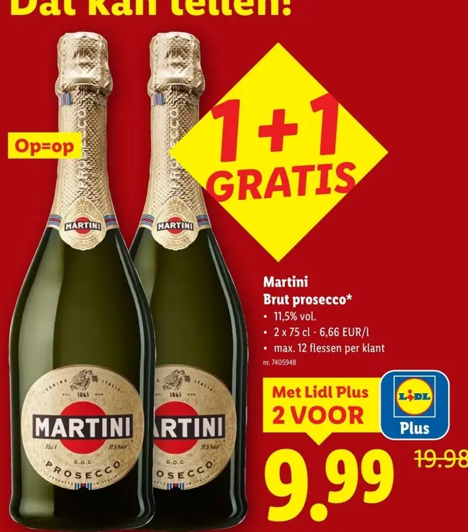 Promotie: Brut prosecco