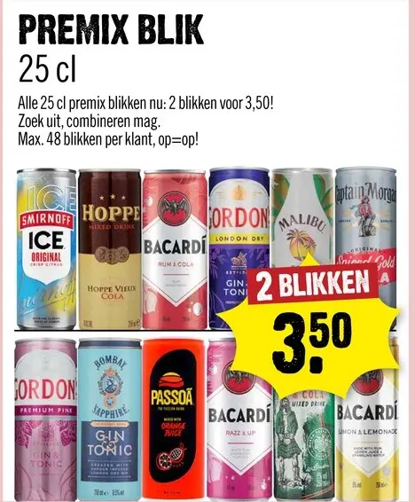 Aanbieding: Premix Blik