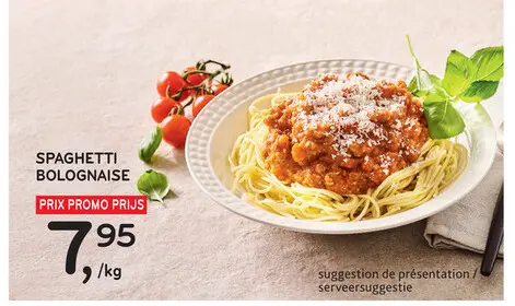 Offre: Spaghetti bolognaise