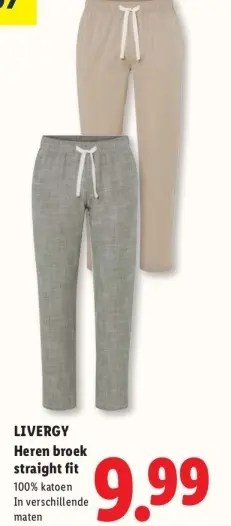 Aanbieding: Heren broek straight fit