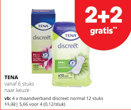 Promotie: Maandverband discreet normal