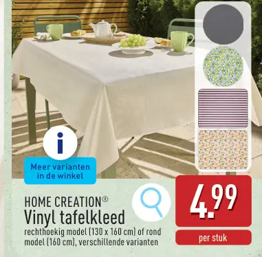 Promotie: Nappe en vinyle