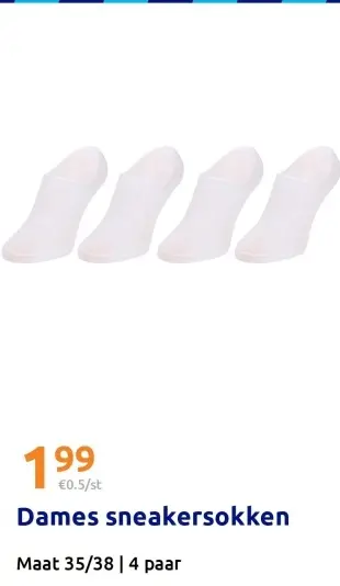 Promotie: Dames sneakersokken