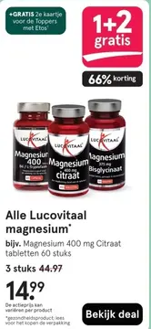Aanbieding: Alle Lucovitaal magnesium