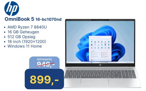 Aanbieding: OmniBook 5 16-bc1070nd