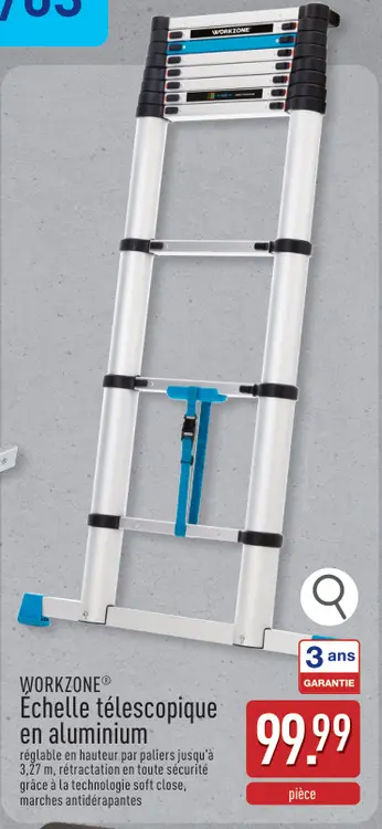 Offre: Echelle télescopique en aluminium