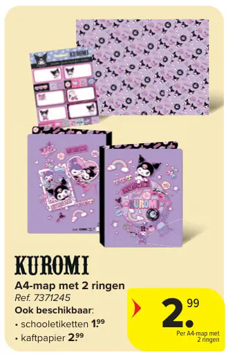 Promotie: A4-map met 2 ringen