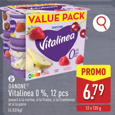 Offre: Vitalinea 0%, 12 pcs