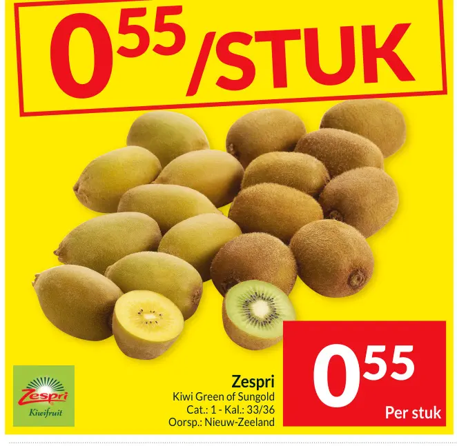 Promotie: Kiwi Green of Sungold