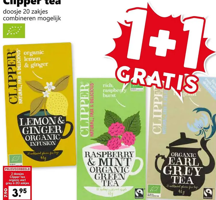 Aanbieding: Clipper tea