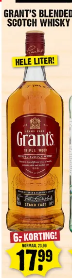 Aanbieding: Grant's Blended Scotch Whisky