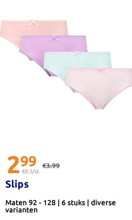 Promotie: Slips
