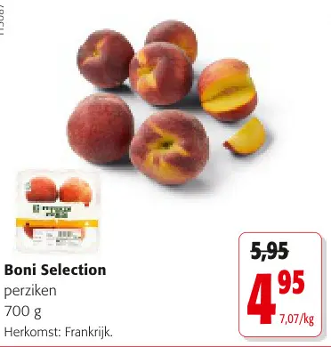 Promotie: Perziken