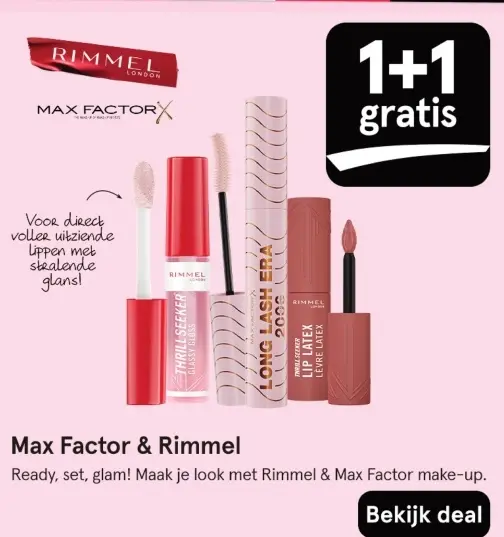 Aanbieding: Thrill Seeker Glassy Gloss, Long Lash Era Mascara