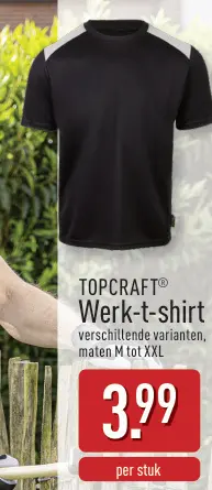 Promotie: Werk-t-shirt