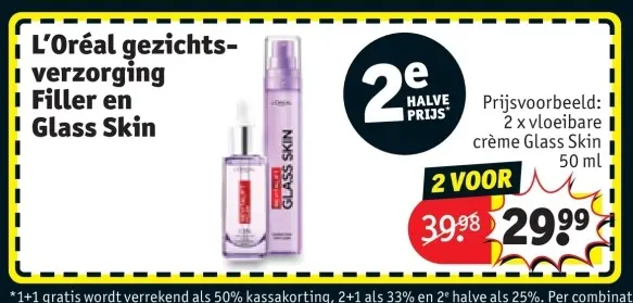 Promotie: gezichtsverzorging Filler en Glass Skin