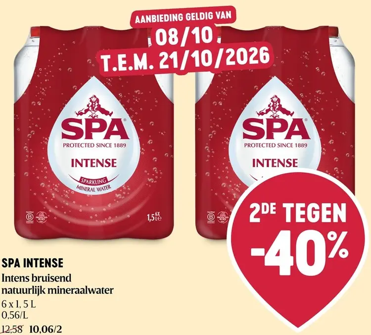 Promotie: Intens bruisend natuurlijk mineraalwater