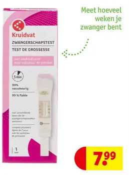 Aanbieding: Zwangerschapstest