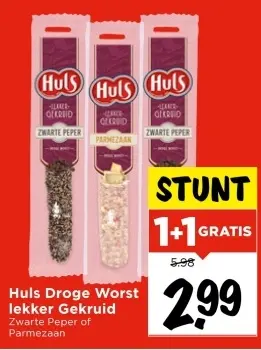 Aanbieding: Droge Worst lekker Gekruid