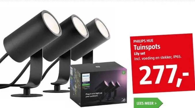Aanbieding: Tuinspots Lily set